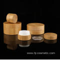 Wholesale 5/10/30/50 ml Bamboo cosmetic bottles and jars sets Bamboo cream bottle package